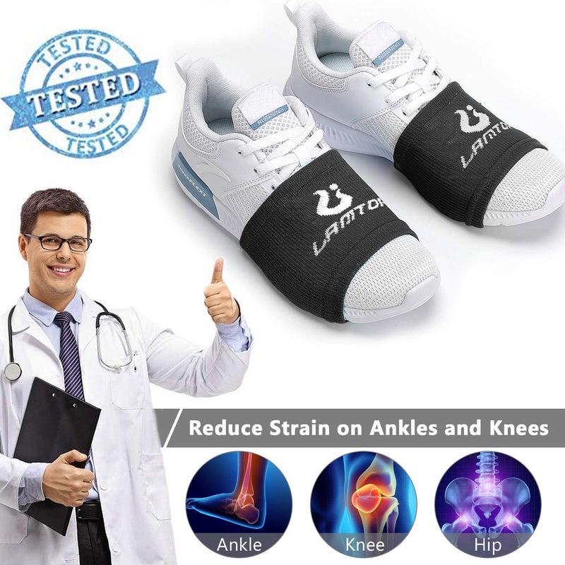 LAMANTOP جوارب لامانتوب للرقص على الأرضيات الناعمة، أغطية أحذية الرقص فوق الجوارب للنساء والرجال، تدور للرقص على الأرضية الخشبية - Image 2